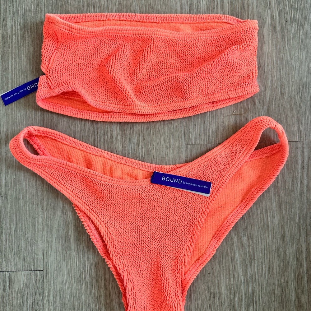 Bound Neon Orange Bikini Set